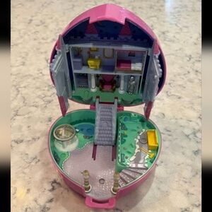 Vintage Bluebird 1992 Polly Pocket Starlight Castle Compact No Dolls Or Lights